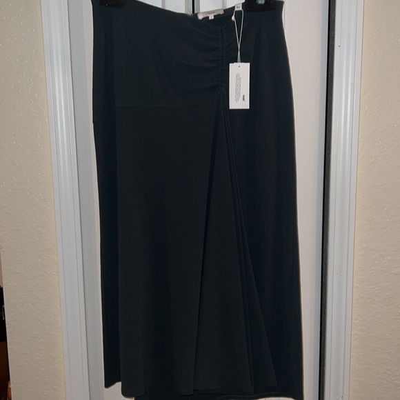 Vince Camuto Dark Green Midi Skirt - Picture 7 of 8